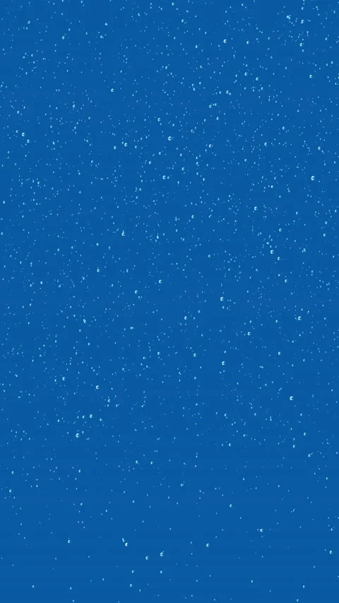 Small bubbles rising in blue liquid Stock Footage 233454987