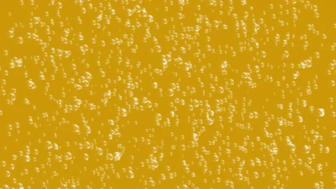 Small bubbles rising in golden liquid Stock Footage 170178608