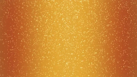 Small bubbles rising in golden liquid Stock Footage 172106941