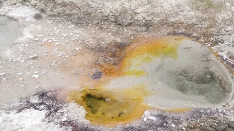 Small Bubbling Hot Springs Vídeo Stock 79534862