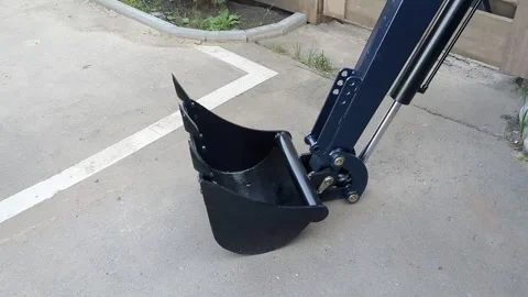 Small bucket of a loader tractor. Video stock 317211307