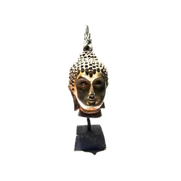 Small buddha image used as amulets pendant,thai monk amulet on white image Stock Photos