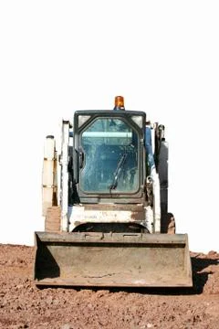 Small bulldozer Stock Photos