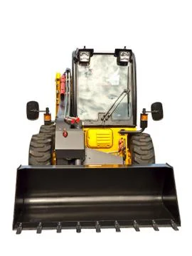 Small bulldozer Stock Photos
