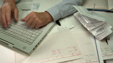 Small business accounting Stock Footage 33404643