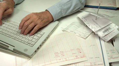 Small business accounting Stock Footage 33406970