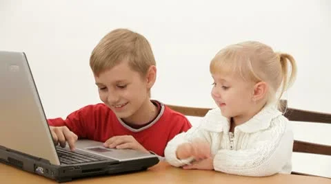 Small business children Stock Footage 9820719