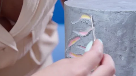 Small business concept. The process of creating a birthday or wedding cake Stock Footage 232615443