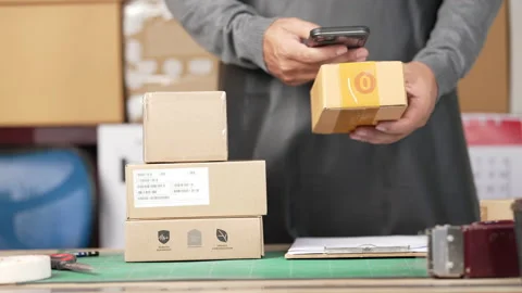 Small business owner Video stock 153573504