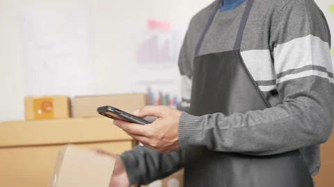 Small business owner Video stock 153573945