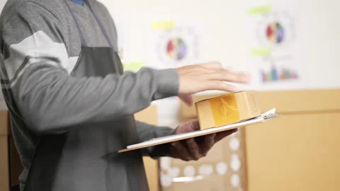 Small business owner Video stock 153574209