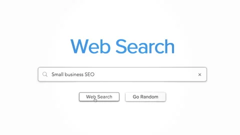 Small Business SEO Internet Web Search Query Stock Footage 161055068