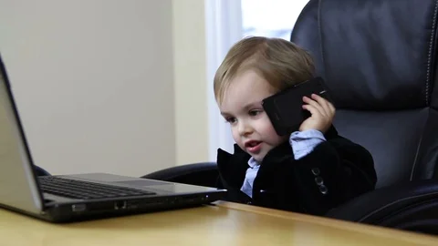 Small businessman 스톡 동영상 100469204