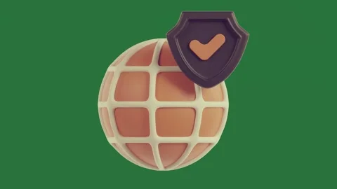 With small button and an egg heart top of close up shield cartoonish Stock Footage 335981036