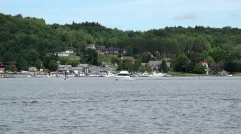 Small Cabin Cruiser Stock Footage 27191314