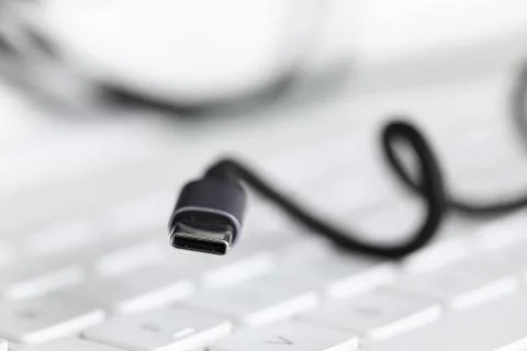 Small cable for gadget Stock Photos