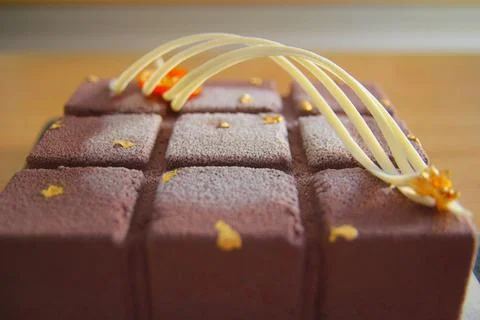Small cakes with different stuffing Stock Photos