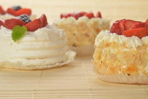 Small  cakes Stock Photos