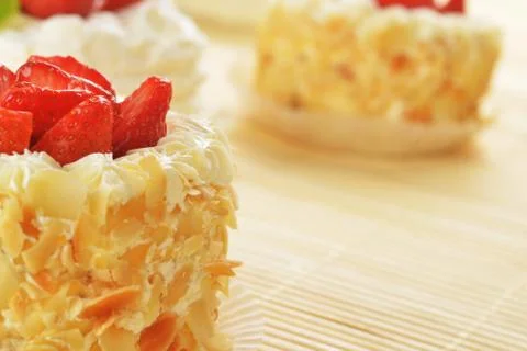 Small  cakes Stock Photos