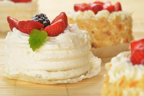 Small  cakes Stock Photos