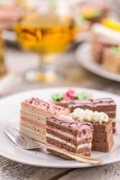 Small cakes Stock Photos