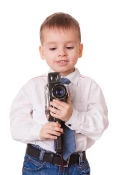 Small cameraman Stock Photos