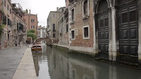 Small canal in Venice Stock Footage 79823979