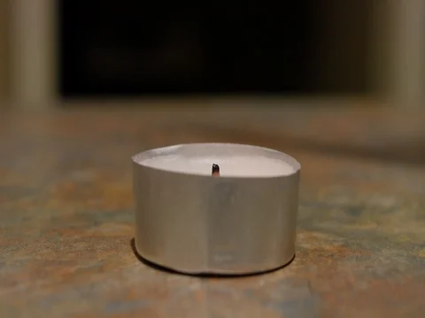 Small Candle Being Lit 動画素材 74599702