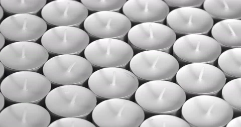 Small candles Stock Footage 234969501