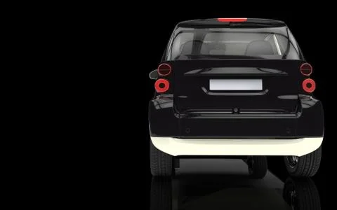 Small Car Back View イラスト素材