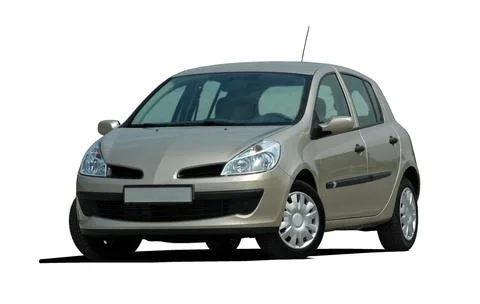 Small car front view 스톡 사진
