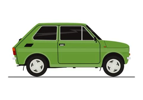Small  car. Stock Illustration