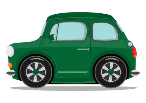 Small cartoon car Stock Illustration