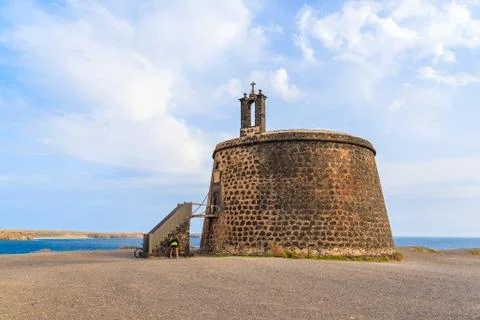 Small castle  Castillo de las Coloradas Foto stock