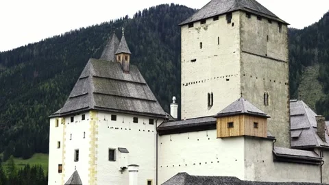 A small Catholic church Stock Footage 243376881