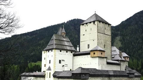 A small Catholic church Stock Footage 243376923