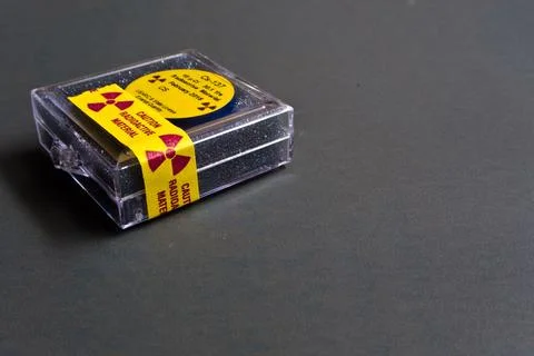 Small Cesium Radioactive Stock Photos