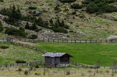Small chalet nature Stock Photos