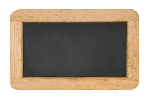 A small chalkboard on a white background A small chalkboard on a white bac... Stockfoto's
