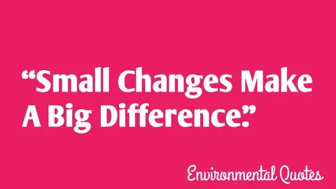 Small changes make a big difference. イラスト素材