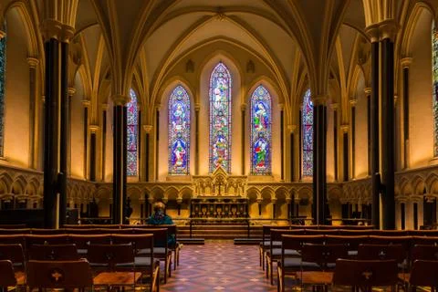 Small Chapel Back of St Patrick Cathedral Dublin Ireland Stock Photos