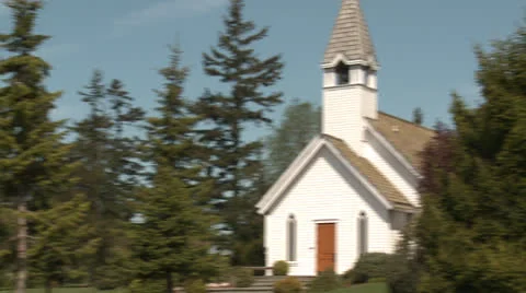 Small Chapel Stock Footage 23426863