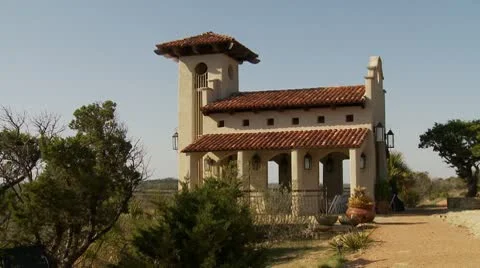 Small Chapel on Hillside 動画素材 8912719