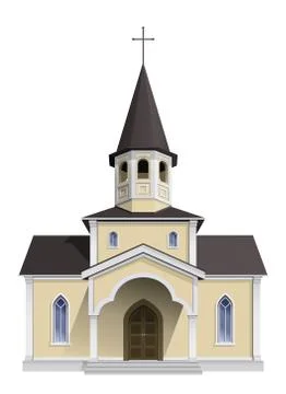 Small chapel Illustrazione stock