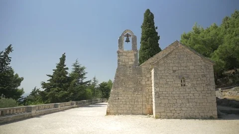 Small Chapel in sunlight Video stock 79651511