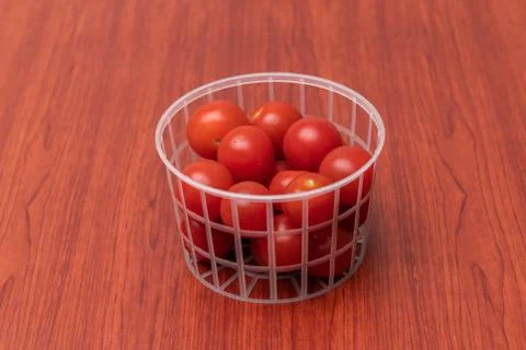 Small cherry tomato close up Stock Photos