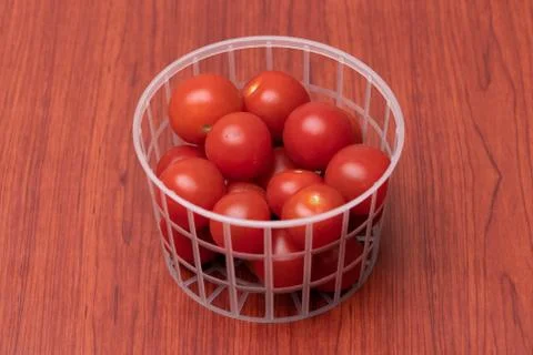Small cherry tomato close up Stock Photos