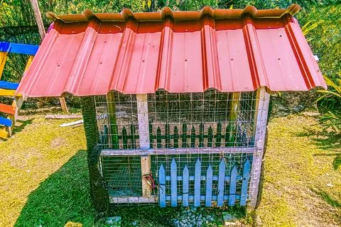 Small chicken coop Stock Photos