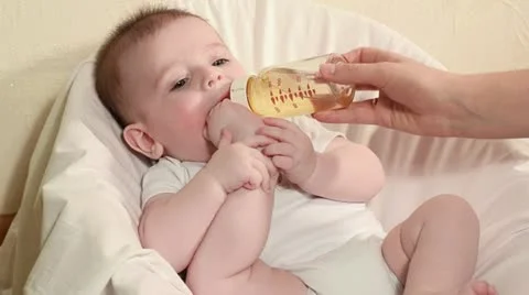 Small child plays emotionally Stock Footage 20542659