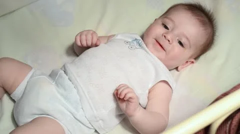 Small child plays Stock Footage 20495534